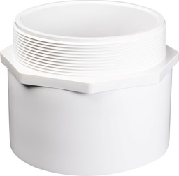 [FLLC432] Adaptador macho PVC hidráulico 2"