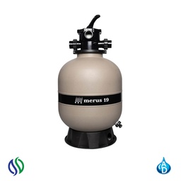 [FLL469] Filtro de arena marca Merus 19" con válvula de 1½"