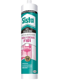 Silicona acrílica blanca Sista