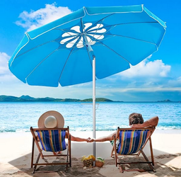 [FLL528] Sombrilla de playa grande en arena