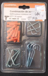 [FLL634] Combinación de accesorios LATINTUL para empotrar