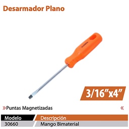 [FLL673] 3/16"x4" Flat Bit Screwdriver