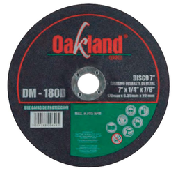 [FLL892] Disco de corte OAKLAND 4½"x7/8"