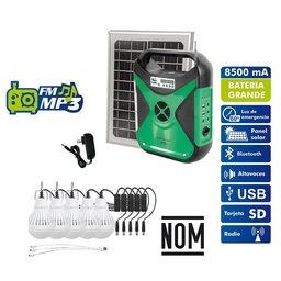 [FLL827] Sistema de iluminación solar LION 10W