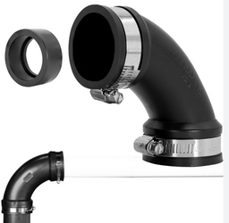 [FLLC909] Codo 90° COVERLINE Plástico Ø 50mm Con Junta