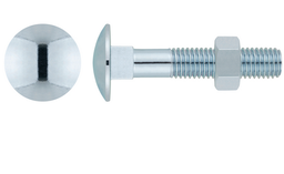 [FLLC920] Tornillo y Tuerca 6X16 Para Placas DIN 933 8.8 CINCADO