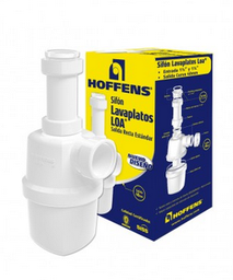 [FLLC927] Sifón corto.ext.h.alarg180+plaf 1-1/4"-40