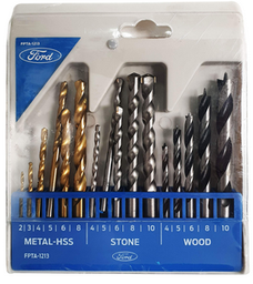 [FLL984] 16 Pcs. FORD Auger Bit Set for metal, stone & wood