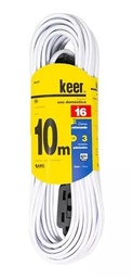 [FLL1009] Extensión blanca de uso doméstico 10m