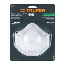 Respirador TRUPER con válvula