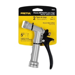 [FLL1106] PRETUL 5" 2-Pattern metal Hose Nozzle