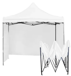 [FLLC1181] Carpa toldo 3x3 reforzado plegable impermeable blanco