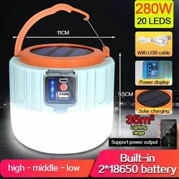 [FLL555.1178] Lámpara solar LED de emergencia para exteriores