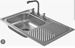 [FLLC1256] Fregadero de acero inoxidable