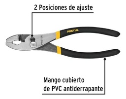 [FLL1380] Pinza de chofer 8" PRETUL