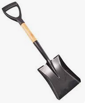 [FLLC1453] 295x240x1050mm Square Shovel