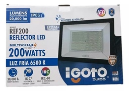 [FLL555.1498] Reflector LED igoto de luz fría 200W. 110-240V