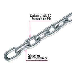 [FLLC1560] Cadena galvanizada 25,2 metros
