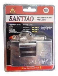 [FLL1624] 100mm Santiao Heavy-Duty Square Padlock