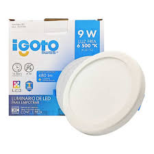 [FLL555.1646] Luminario LED IGOTO 9W de luz fría para empotrar