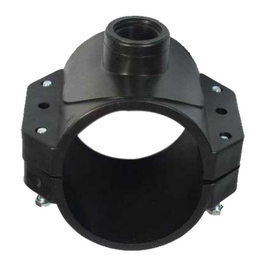 [FLLC1654] 90x1½" Plastic Pipe Clamp on Saddle