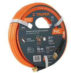 [FLL1889] Manguera TRUPER de PVC para compresor. 10mx3/8"