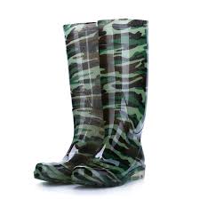 [FLL1924] Men´s Knee-High Silicone Rain Boots Size 9