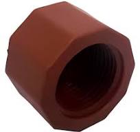 [FLL1938] Tapón hembra con rosca PVC 3/4" marrón