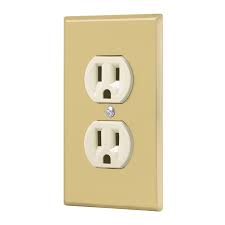 [FLL1967] Placa armada Volteck contacto DUPLEX 2 polos+tierra aluminio (48494 PA-CODO-SA)