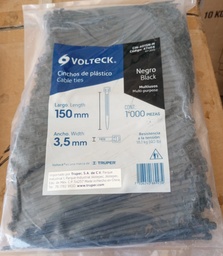 [FLL1985] Bridas (soporta 40lb) Longitud 150x3,5mm (pv 10 CUP c/u)