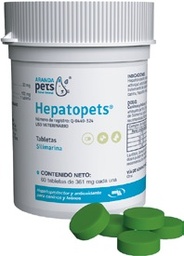 [FLL777.3342] Hepatopets (60 Silymarin/Silybin liver support pills)
