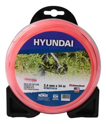 [FLL0155] Hilo Nylon Cuadrado C/polímero Rojo 2.4mm X 34m - Hyncp2434