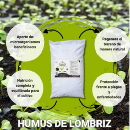 [FLL1638] Humus de lombriz 100% concentrado (bolsa 3kg)