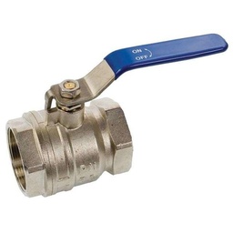 [FLL350] 2" DN50 Nickel Plated Brass Threaded Ball Valve