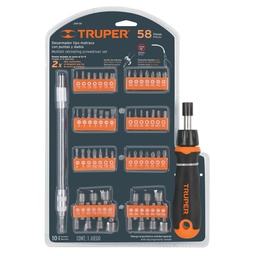 [FLL281] TRUPER Ratcheting Precision Screwdriver Set