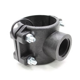 [FLLC403] 50xF Ø 1" 4-bolt plastic pipe clamp on saddle